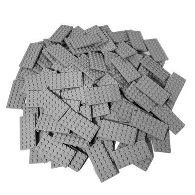LEGO LEGO 4x8 Platten Hellgrau - Light Bluish Grey plate 3035 - 100x LEGO Тарелки 4x8 Светло-серый — Светло-голубовато-серая пластина 3035 — 100x