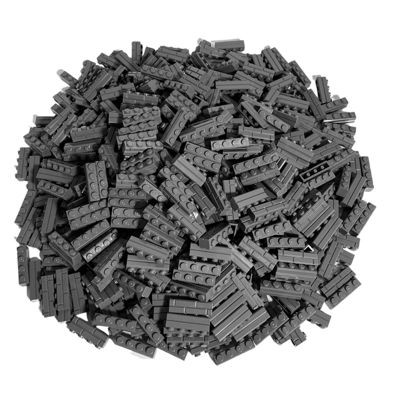 LEGO LEGO 1x4 Mauersteine Dunkelgrau - Burg, Mauer, Castle - 15533 Stuckzahl 250x LEGO 1x4 Bricks Dark Grey — Burg, Mauer, Castle — 15533 штуки 250x