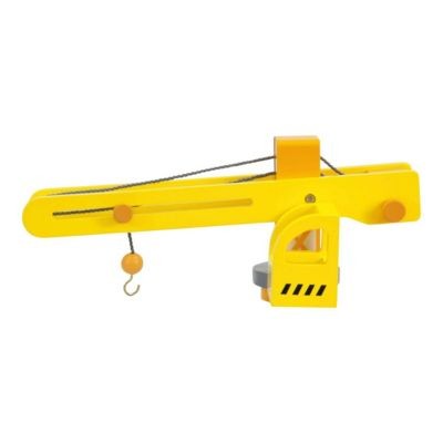 Bino Baukran mit Zubehor aus Holz Строительный кран с деревянными аксессуарами