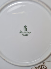 Winterling Röslau Bavaria Фарфоровое чайное трио с позолоченным узором, Германия, 1960-70гг.