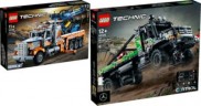 LEGO Technic 2er Set: 42128 Schwerlast-Abschleppwagen + 42129 4x4 Mercedes-Benz Zetros Offroad-Truck Набор Technic из 2 предметов: 42128 Тяжелый тягач + 42129 4x4 Mercedes-Benz Zetros Off-Road Truck