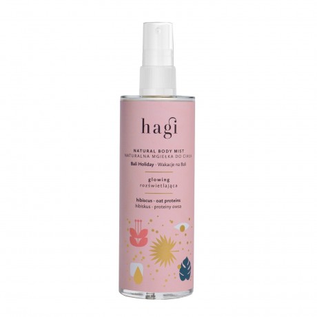 Hagi Cosmetics NATURAL GLOWING BODY MIST  НАТУРАЛЬНЫЙ СВЕТЯЩИЙСЯ МИСТ ДЛЯ ТЕЛА