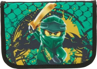 LEGO Schulranzenset LARSEN EASY LEGO NINJAGO Green, 3-tlg. (2022) Набор школьных сумок LARSEN EASY LEGO NINJAGO Зеленый, из 3-х частей. (2022)