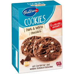 Bahlsen Cookies Печенье с белым и тёмным шоколадом 150г