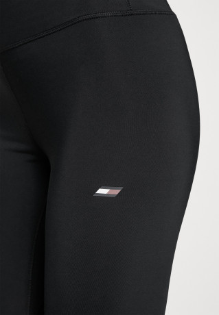 Tommy Hilfiger ESSENTIALS  Leggings Trousers black ESSENTIALS Леггинсы Брюки черный