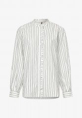 Tommy Hilfiger Button-down blouse pinstripe ecru stp Блузка на пуговицах тонкая полоска экрю стп