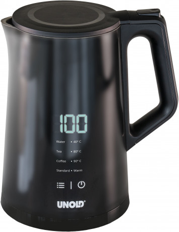 Unold Unold Wasserkocher Unold Wasserkocher schnurlos Schwarz, 1.50 l, 1800 W Чайник Unold Чайник Unold беспроводной черный, 1,50 л, 1800 Вт