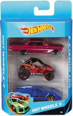Mattel Hot Wheels 3er Geschenkset Sortiment Ассортимент подарочных наборов Hot Wheels из 3 упаковок