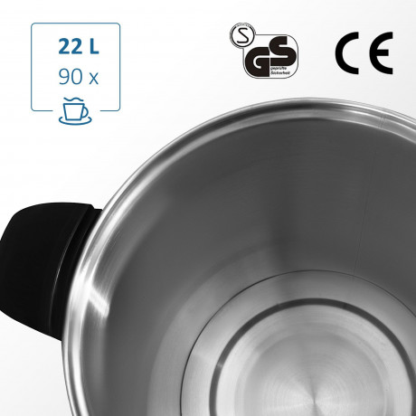 Ribelli Ribelli Wasserkocher Heissgetrankespender, ca. 21 l, 22.00 l  Диспенсер для горячих напитков чайника Ribelli, около 21 л, 22,00 л