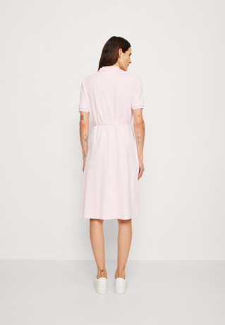 Tommy Hilfiger OPENWORK Shirt dress pastel pink АЖУР Платье-рубашка пастельно-розовый