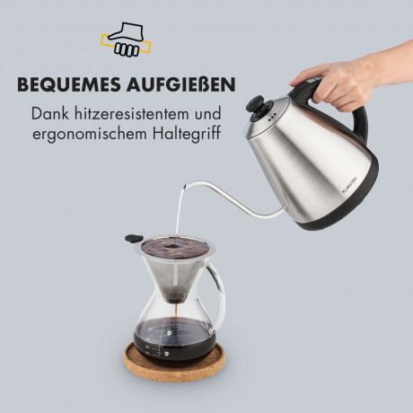 Klarstein Klarstein Wasserkocher Garcon, 2000 W  Чайник Klarstein Garcon, 2000 Вт.