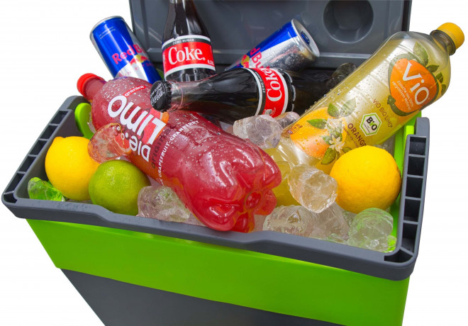 STEINBORG STEINBORG Thermobehalter SB-510 Kuhlbox, Kunststoff, (Einzeln), 30 Liter, Tragegriff, Warmhaltefunktion, 12V und 230V Anschluss  Термоонтейнер STEINBORG SB-510, пластиковый, (одинарный), 30 литров, ручка для переноски, функция поддержания тепла,