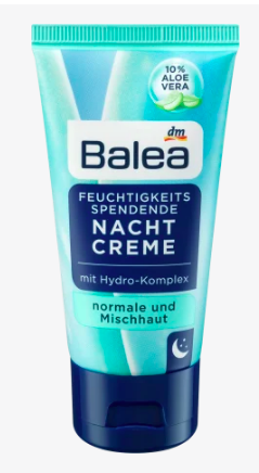 Balea (Балеа) Feuchtigkeitsspendende Nachtcreme Увлажняющий Ночной крем для лица	, 50 мл