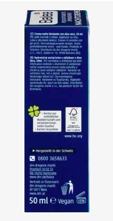 Balea (Балеа) Feuchtigkeitsspendende Nachtcreme Увлажняющий Ночной крем для лица	, 50 мл