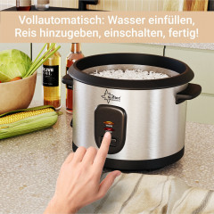 Suntec Wellness Suntec Wellness Reiskocher RKO-9974 THUY-DENISE, 400,00 W, Dampfgarer, Multikocher mit Warmhaltefunktion, Messbecher  Reiskelle  Рисоварка Suntec Wellness RKO-9974 THUY-DENISE, 400,00 Вт, пароварка, мультиварка с функцией подогрева, мерный