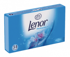 Lenor Trockentucher 5stk Ленор Ароматизирующие салфетки для сушильной машины, "Апрельская свежесть",  5 упаковок х 34 штуки (170 шт)