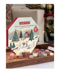 Yankee Candle Адвент календарь "24 Days of Fragrance", свечи 24 шт и подсвечник