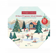 Yankee Candle Адвент календарь "24 Days of Fragrance", свечи 24 шт и подсвечник