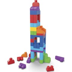 Mattel Mega Bloks Bausteinebeutel bunt (80 Teile) Мешок для строительных блоков Mega Bloks цветной (80 шт.)