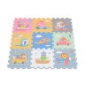 MONI Puzzlematte 9 teilig Teilegrosse 31 x 31 cm EVA-Schaum Puzzlematten Коврик-пазл 9 штук Размер 31 x 31 см Коврики-пазлы из пеноматериала EVA