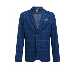 WE Fashion Jongens slim fit blazer met streepdessin Blazer fur Jungen Jongens приталенный блейзер в полоску Блейзер для мальчиков