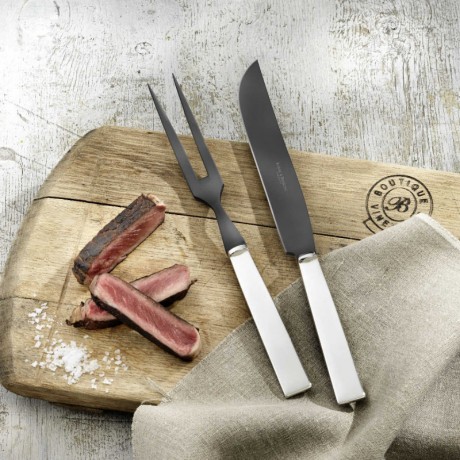 Robbe & Berking Robbe & Berking Riva - 925 Sterling Silber Tranchiergabel Frozen Black 280 mm Robbe &amp; Berking Riva - Вилка для резьбы из стерлингового серебра 925 пробы Frozen Black 280 мм