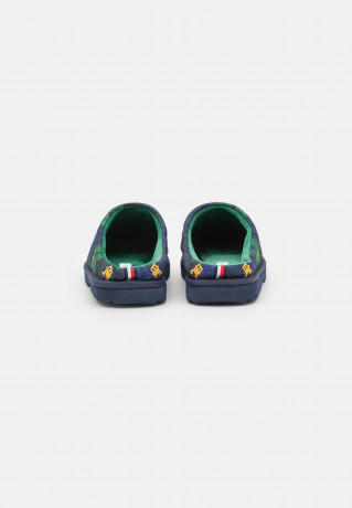 Tommy Hilfiger QUILTED Slippers dark blue СТЕГАНЫЕ Тапочки темно-синий