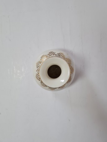 Erchenbach Bavaria Вазочка с букетом цветов и обильной позолотой, 8 см, Германия, 1950-60гг.