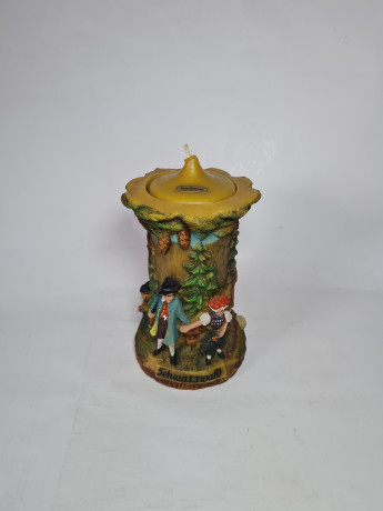 Gunter, Wachs Waren Fabrik Декоративная свеча "Влюбленная пара в лесу", 23 x 12,5 см, Германия, 1960-70гг.