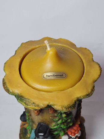 Gunter, Wachs Waren Fabrik Декоративная свеча "Влюбленная пара в лесу", 23 x 12,5 см, Германия, 1960-70гг.