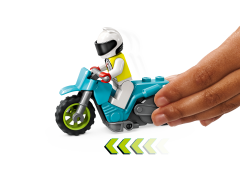 Lego Stunttruck mit Feuerreifen-Challenge Трюковый грузовик с огненной шиной