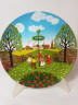 Furstenberg Декоративная номерная тарелка №3260 из коллекции четыре сезона "Лето", 24 x 2,5 см, Германия, 1960-70гг.