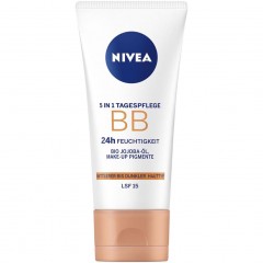 Nivea BB Cream 5 in 1 Blemish Balm bis dunkler Hauttyp  BB крем 5 в 1 Бальзам против несовершенств