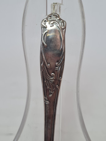 Ложка серебряная винтажная Jami-Favorit в заводской коробке с паспортом изделия, 17 x 6 см, Германия, 1960-70гг.