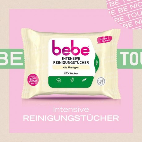 bebe Reinigungstucher quot;Intensivquot; 6er-Pack  Чистящие салфетки "Интенсив" 6 упаковок