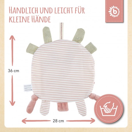 bieco Schmusetuch Baby mit Knistereffek Schnuffeltuch 36cm Greifspielzeug Knistertuch Schnuffeltucher Тканевое одеяло для младенцев с потрескивающим эффектом 36 см захватывающая игрушка одеяло из потрескивающей ткани