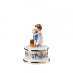 Hutschenreuther Hutschenreuther Jahresartikel Weihnachten 2022 Spieluhr klein 'Weihnachtsabend' d: 9 cm / h: 13 cm Ежегодная статья Hutschenreuther Рождественская музыкальная шкатулка 2022 маленькая &amp;quot;Сочельник&amp;quot; d: 9 см / высота: 13 см