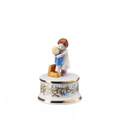 Hutschenreuther Hutschenreuther Jahresartikel Weihnachten 2022 Spieluhr klein 'Weihnachtsabend' d: 9 cm / h: 13 cm Ежегодная статья Hutschenreuther Рождественская музыкальная шкатулка 2022 маленькая &amp;quot;Сочельник&amp;quot; d: 9 см / высота: 13 см