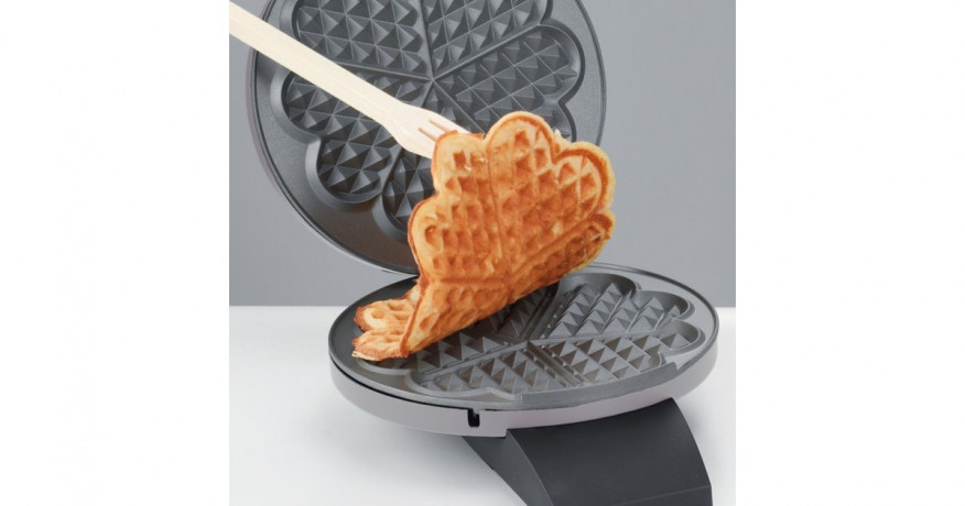 Cloer Cloer Waffeleisen 1629 silber/schwarz, 930 Watt silber/schwarz Вафельница Cloer 1629 серебристый/черный, 930 Вт