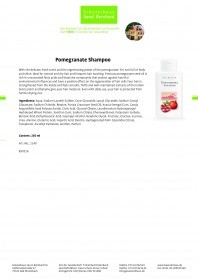 Krauterhaus Sanct Bernhardt Pomegranate Shampoo, 250 мл