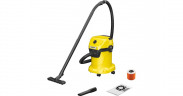 Karcher Karcher WD 3 V-17/4/20 , Nass-/Trockensauger gelb/schwarz gelb/schwarz Karcher WD 3 V-17/4/20, Пылесос для влажной/сухой уборки желтый/черный