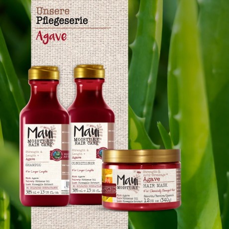 Maui Moisture Smooth & Anti-Breakage Agave Shampoo  Гладкий шампунь с агавой против ломкости