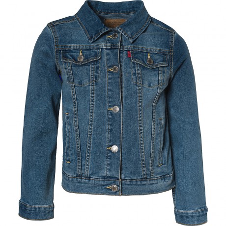 Levis Kids Jeansjacke LVG TRUCKER fur Madchen Джинсовая куртка LVG TRUCKER для девочки