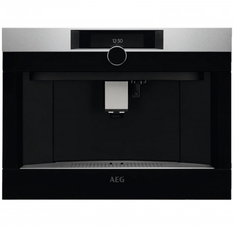 AEG AEG Einbau-Kaffeevollautomat KKK994500M, Premium-Drehwahler mit Beruhrungssensor Antifinger Edelstahl-Beschichtung 2 Heizsysteme fur eine optimale Bruhtemperatur und Dampfausgabe  Встраиваемая полностью автоматическая кофемашина AEG KKK994500M, поворо