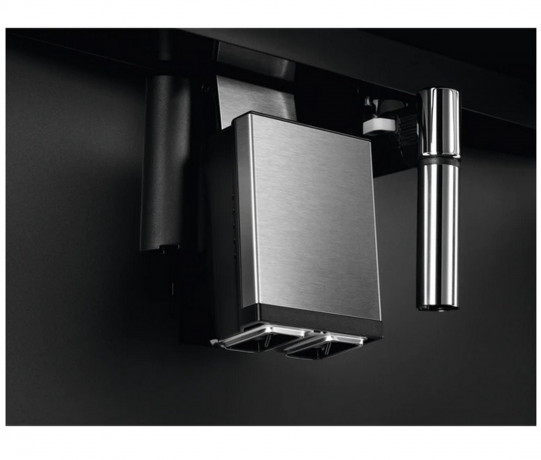 AEG AEG Einbau-Kaffeevollautomat KKK994500M, Premium-Drehwahler mit Beruhrungssensor Antifinger Edelstahl-Beschichtung 2 Heizsysteme fur eine optimale Bruhtemperatur und Dampfausgabe  Встраиваемая полностью автоматическая кофемашина AEG KKK994500M, поворо