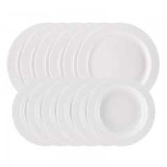 Arzberg Arzberg Porzellan Form 1382 Weiss Speise-Set 12-tlg. Фарфор Arzberg форма 1382 белый столовый сервиз 12 предметов.