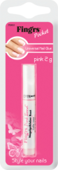 Fing'rs Клей для ногтей Pink, 2 мл
