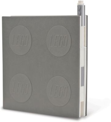 LEGO Notizheft LEGO, verschliessbar, inkl. Gelstift, grau Блокнот LEGO, с замком, с гелевой ручкой, серый