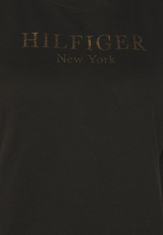 Tommy Hilfiger Print T-shirt black футболка с принтом черный