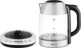 ECG ECG Wasserkocher RK 1781, 1,7 l, 2200 W, Elegante rostfreie Ausfuhrung mit Hartglas  Электрочайник RK 1781, 1,7 л, 2200 Вт, элегантный нержавеющий дизайн с закаленным стеклом